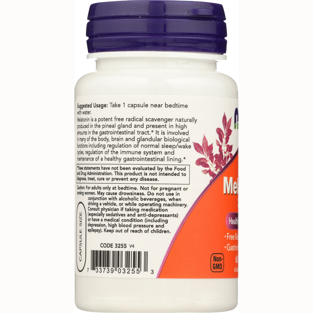 NWF069 | back label of white supplement bottle showing suggested usage, caution text and barcode - Thumbnail