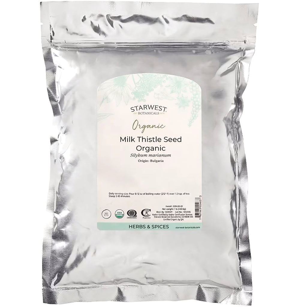 STB026 | Starwest Botanicals Organic Milk Thistle Seed, Herbs & Spices pouch - Thumbnail