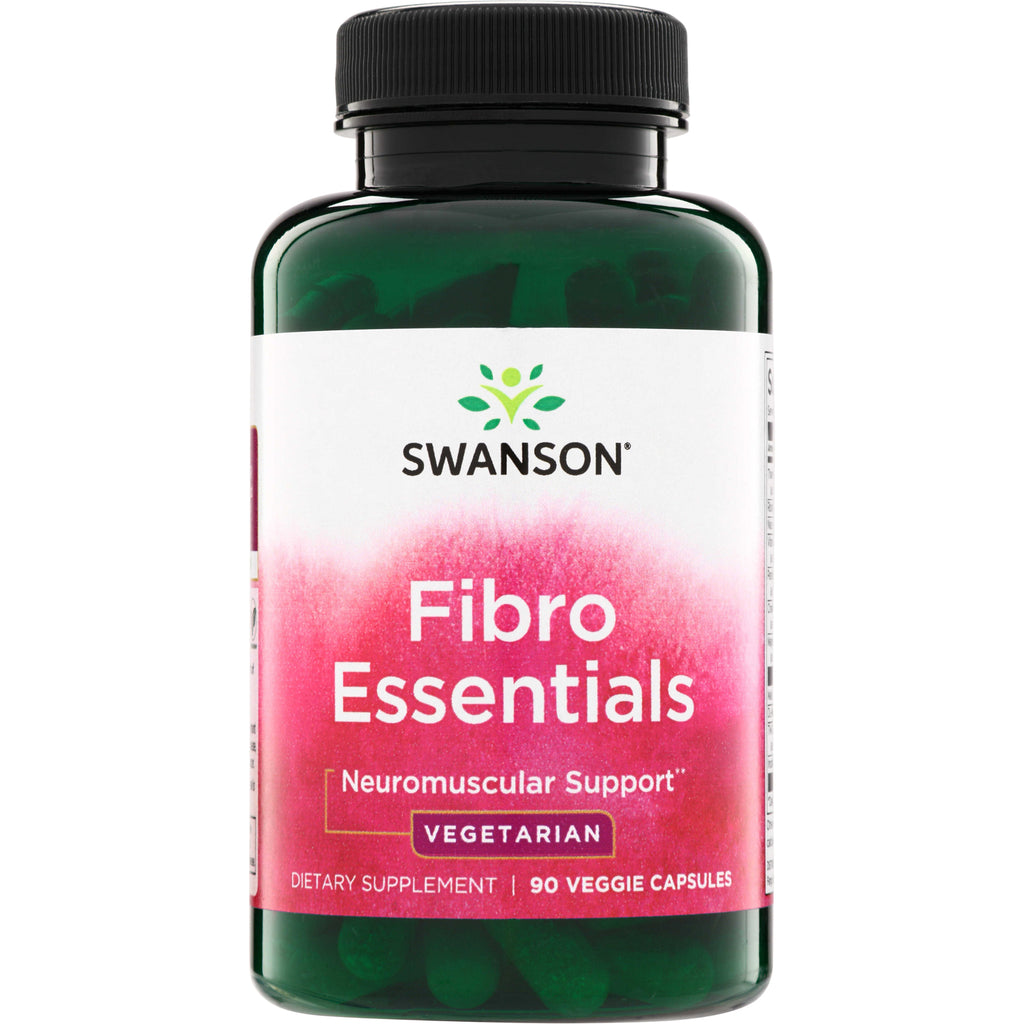 SWC085 | Swanson Fibro Essentials bottle, Neuromuscular Support, Vegetarian, 90 veggie capsules - Thumbnail