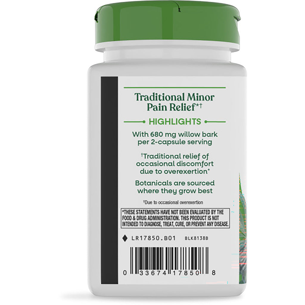 NW175 | back label of white supplement bottle with safety warnings, gluten free statement, contact info and vegan and recycling icons - Thumbnail