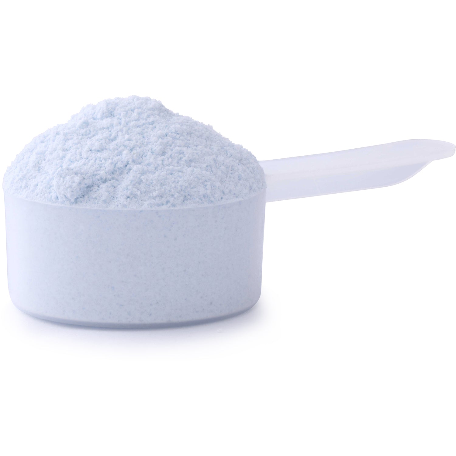 SW1955 | Light blue powder in a plastic measuring scoop