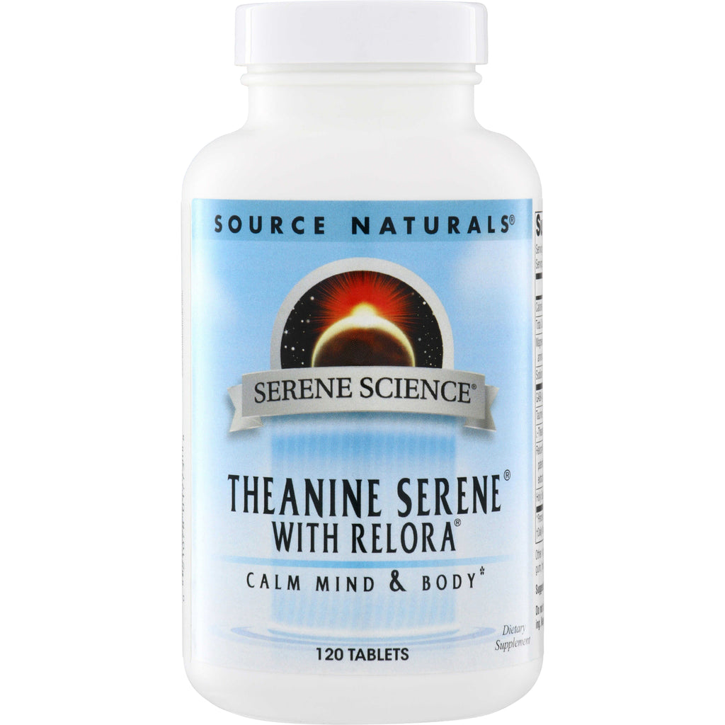 SN168 | Source Naturals Serene Science Theanine Serene with Relora, Calm Mind & Body, 120 tablets - Thumbnail