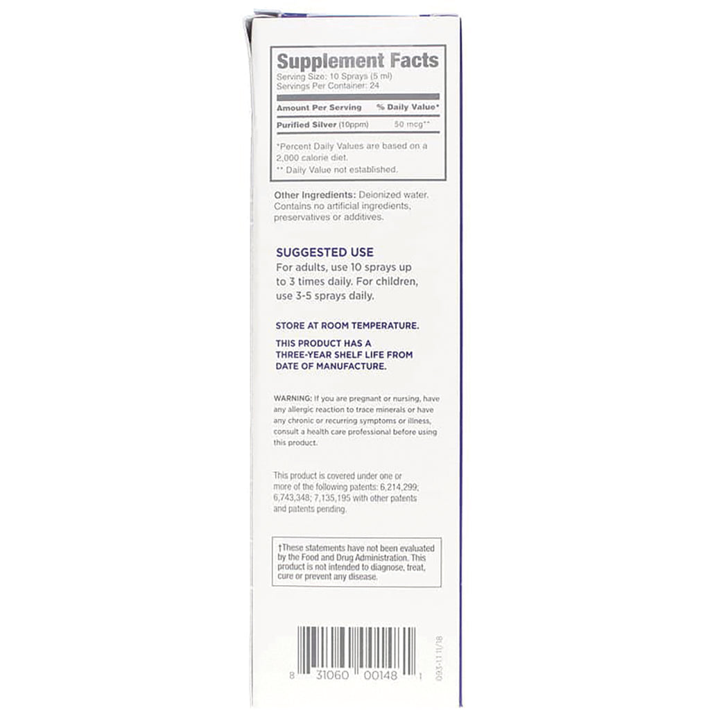 ABL002 | Back label with Supplement Facts, suggested use, storage info, and warnings - Thumbnail