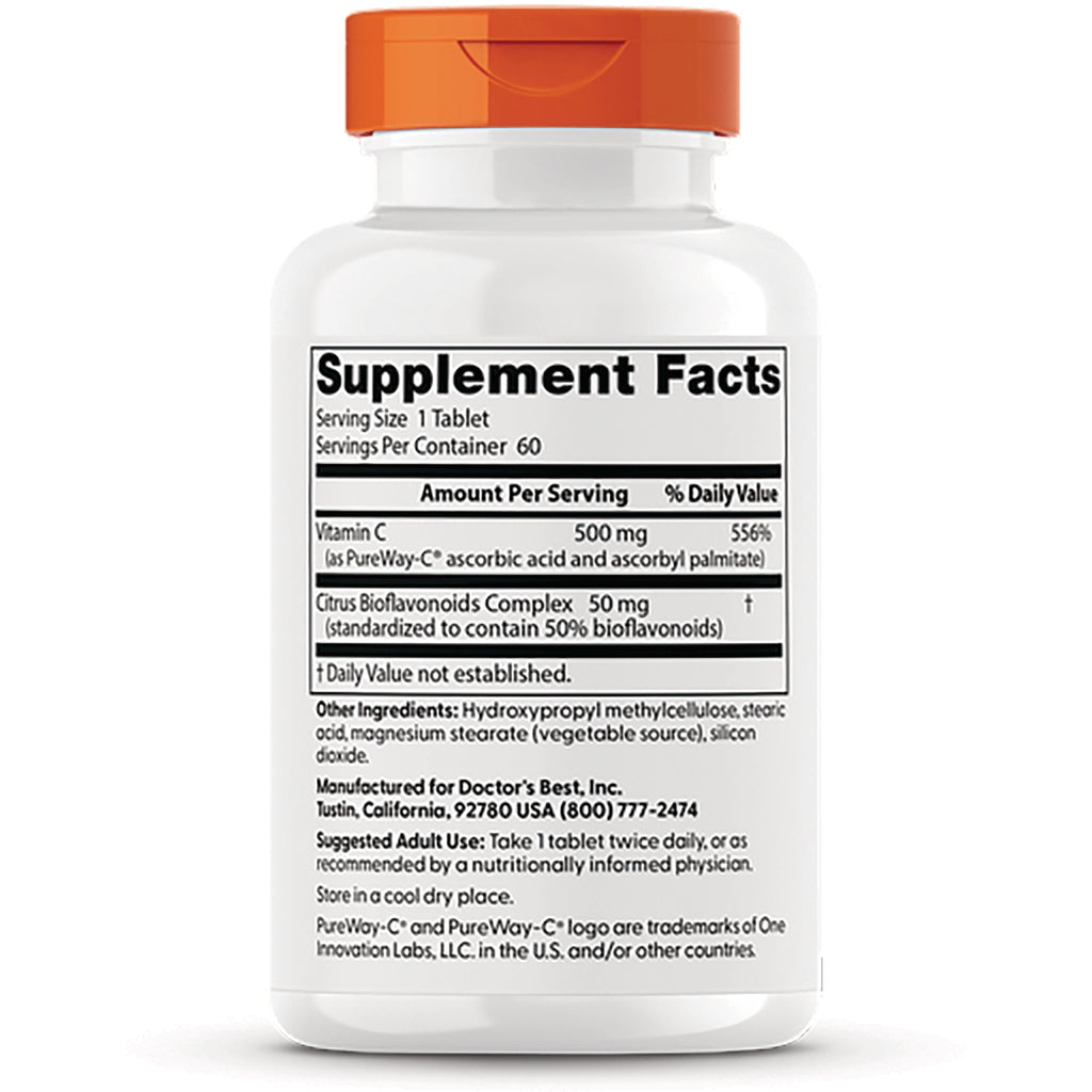 DB165 | white supplement bottle back showing Supplement Facts panel with ingredient and suggested use text - Thumbnail