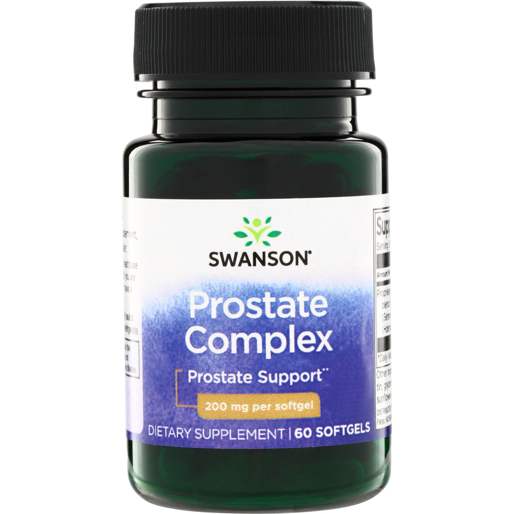 SWU694 | Swanson Prostate Complex softgels, Prostate Support, 200 mg per softgel, dietary supplement, 60 softgels - Thumbnail