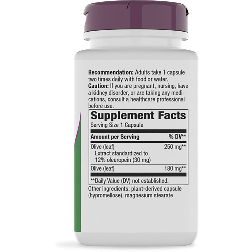 NW562 | Back of brown supplement bottle showing Supplement Facts panel with serving size, ingredients, dosage and warnings - Thumbnail
