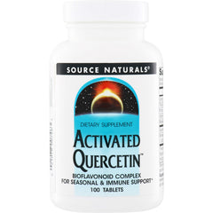 SN377 | Source Naturals Activated Quercetin dietary supplement, bioflavonoid complex, 100 tablets