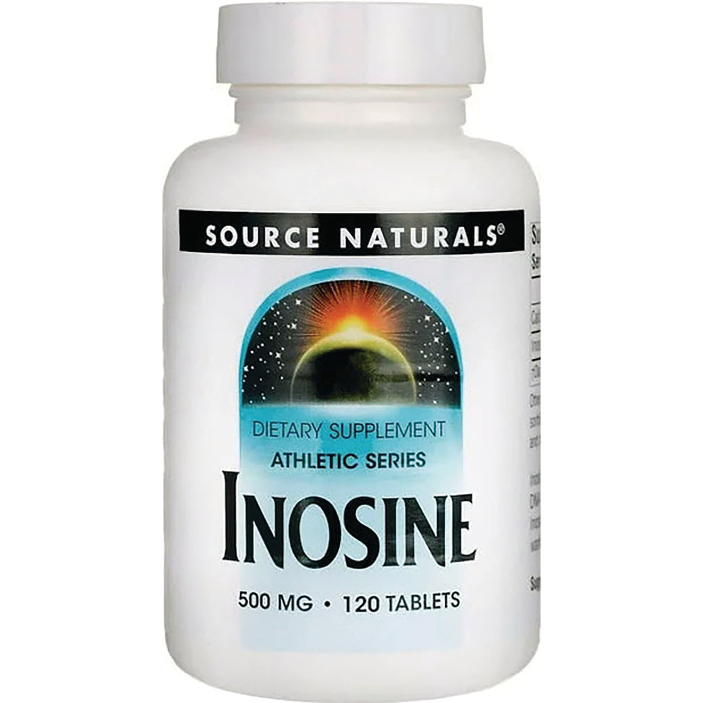 SN658 | Source Naturals Inosine dietary supplement, Athletic Series, 500 mg, 120 tablets - Thumbnail
