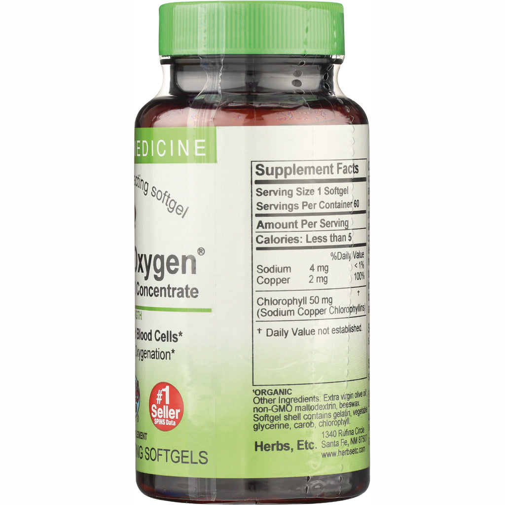 HE102 | Back of supplement bottle showing Supplement Facts panel and ingredient text with green cap - Thumbnail