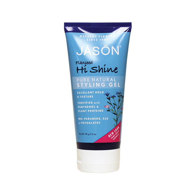 JC028 | JASON Hi Shine Flaxseed Pure Natural Styling Gel tube, front view