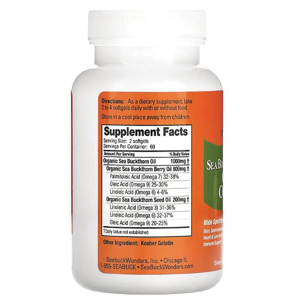 SBW002 | Back of white supplement bottle showing Supplement Facts panel and directions - Thumbnail