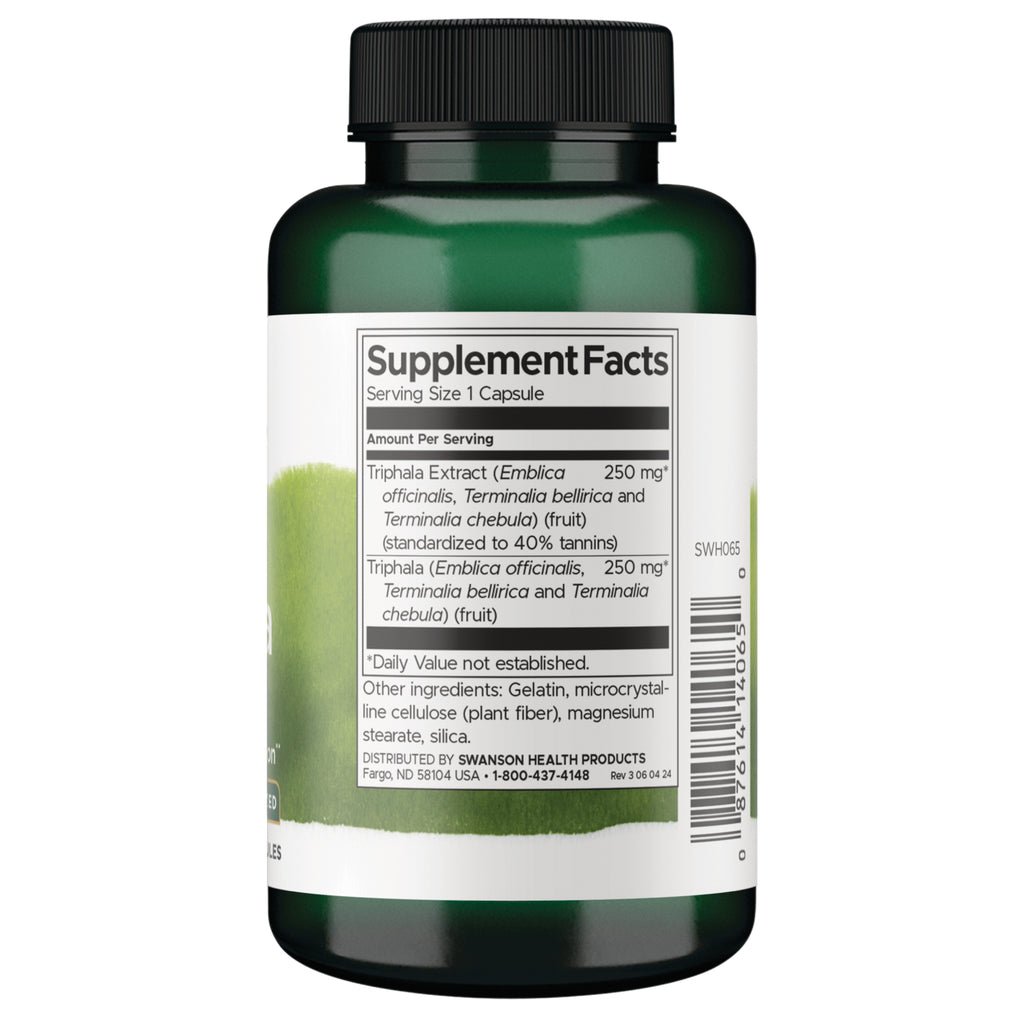 SWH065 | Back label with Supplement Facts - Thumbnail