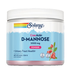 SLR511 | Solaray CranActin D-Mannose 2000 mg powder, urinary tract health, 8 oz