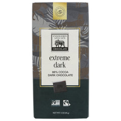 EES001 | Endangered Species extreme dark chocolate bar 88% cocoa front packaging