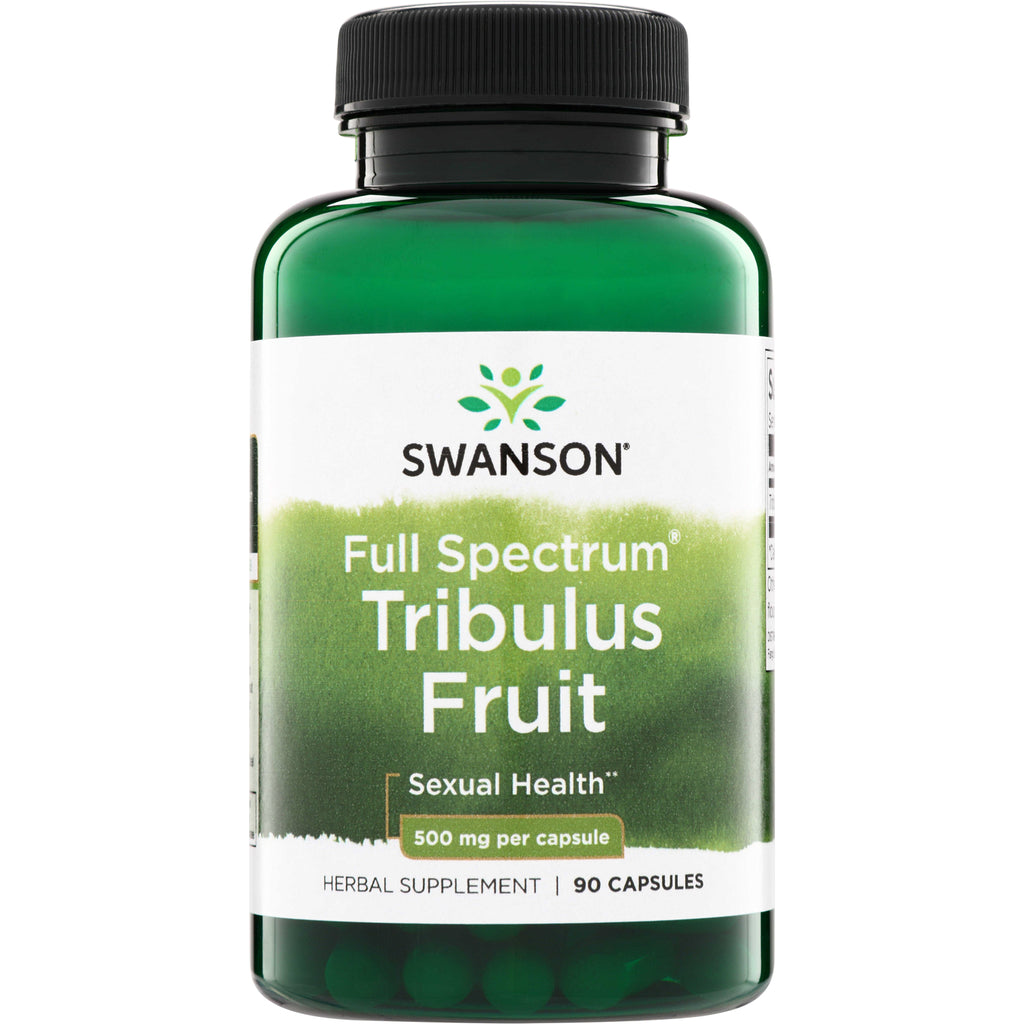 SW1153 | Swanson Full Spectrum Tribulus Fruit, Sexual Health, 500 mg per capsule, 90 capsules - Thumbnail