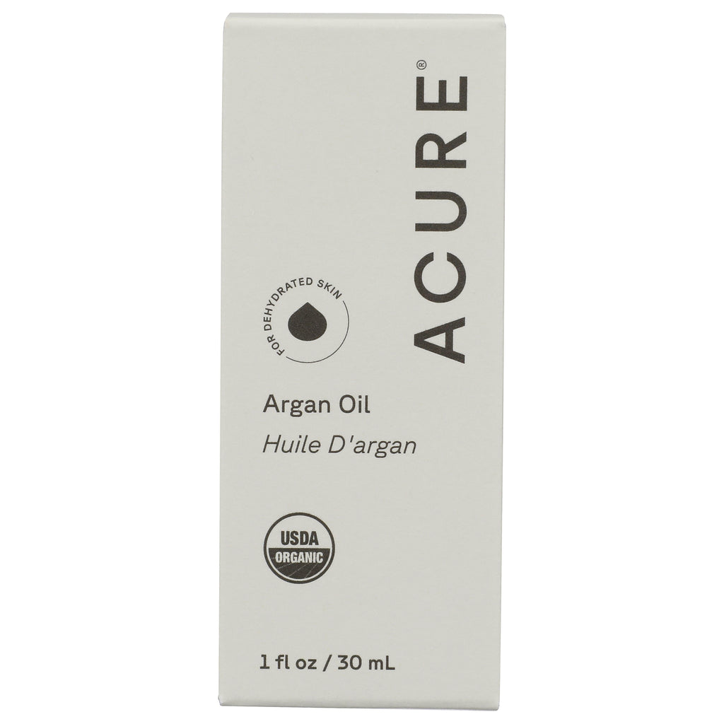 ACR001 | Acure Argan Oil box with USDA Organic seal, text 'Argan Oil Huile D'argan', 1 fl oz / 30 mL - Thumbnail