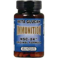 NSC003 | bottle of Beta Glucan IMMUNITION NSC-24 original formula 60 capsules dietary supplement
