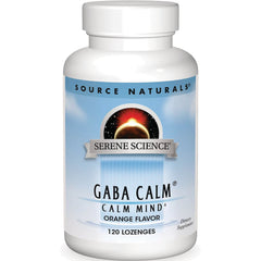 SN483 | Source Naturals Serene Science GABA Calm Calm Mind orange flavor, 120 lozenges
