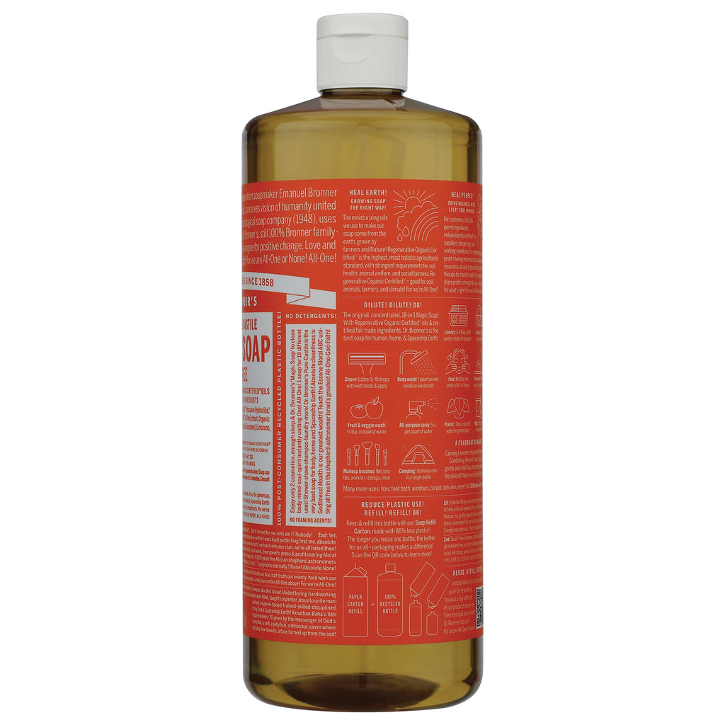 DRB029 | Back label on amber bottle showing ingredients, directions and barcode - Thumbnail