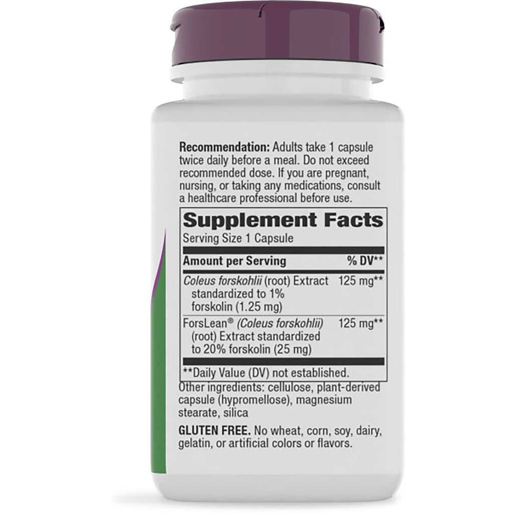 NW868 | Back of white supplement bottle showing Supplement Facts label and recommended dosage text - Thumbnail