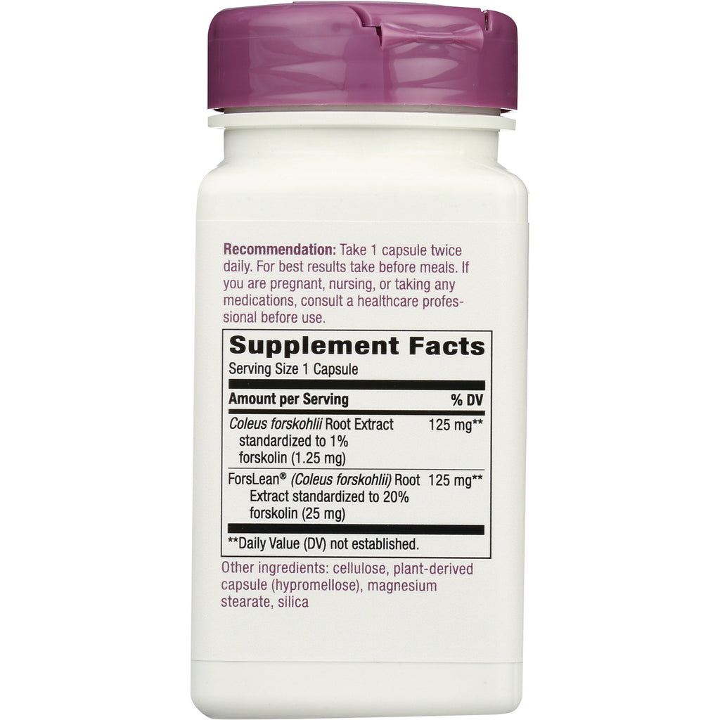 NW868 | Back of white supplement bottle showing Supplement Facts label and recommended dosage text - Thumbnail
