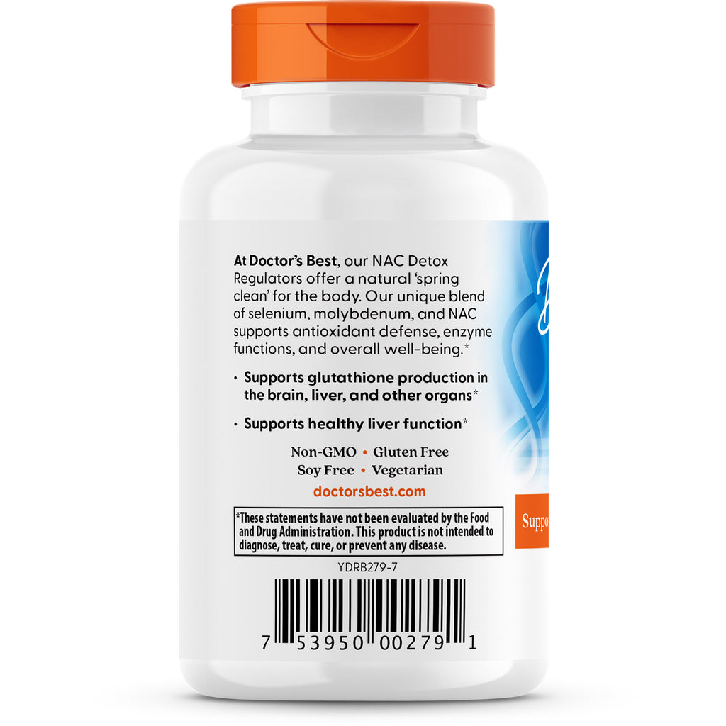 DB217 | Back label showing product description, support claims, and barcode on white supplement bottle - Thumbnail