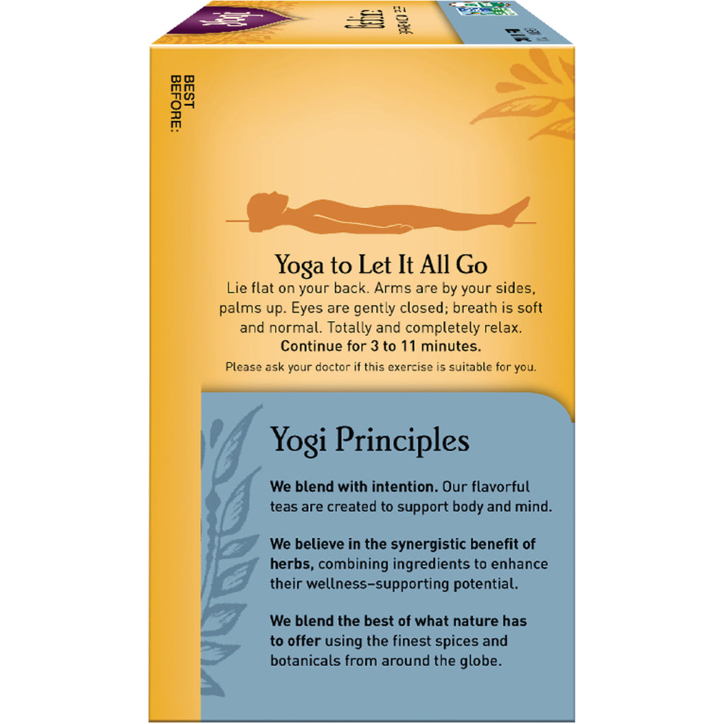 AHW001 | Product infographic panel reading 'Yoga to Let It All Go' with brief instructions and 'Yogi Principles' section - Thumbnail