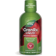 NW878 | Nature's Way CranRx Liquid cranberry supplement bottle, front label showing Extra Strength and antioxidant support