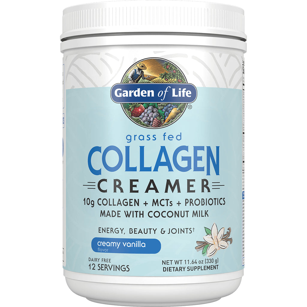 GLF307 | Garden of Life grass fed collagen creamer creamy vanilla front label - Thumbnail
