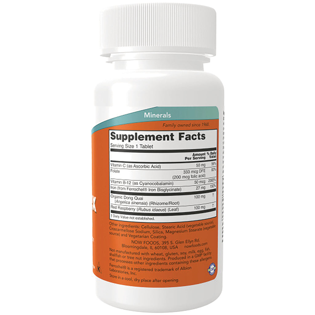 NWF757 | back of white supplement bottle showing Supplement Facts label and ingredient text - Thumbnail
