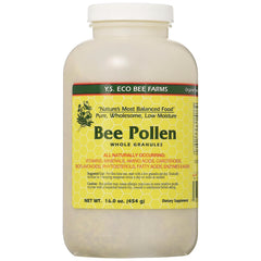 YS033 | Y.S. Eco Bee Farms Bee Pollen whole granules, 16 oz jar front