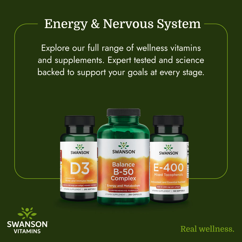 SW058 |  Energy and nervous system explore full range of wellness vitamins and  B50 supplements with D3 and E400 - Thumbnail
