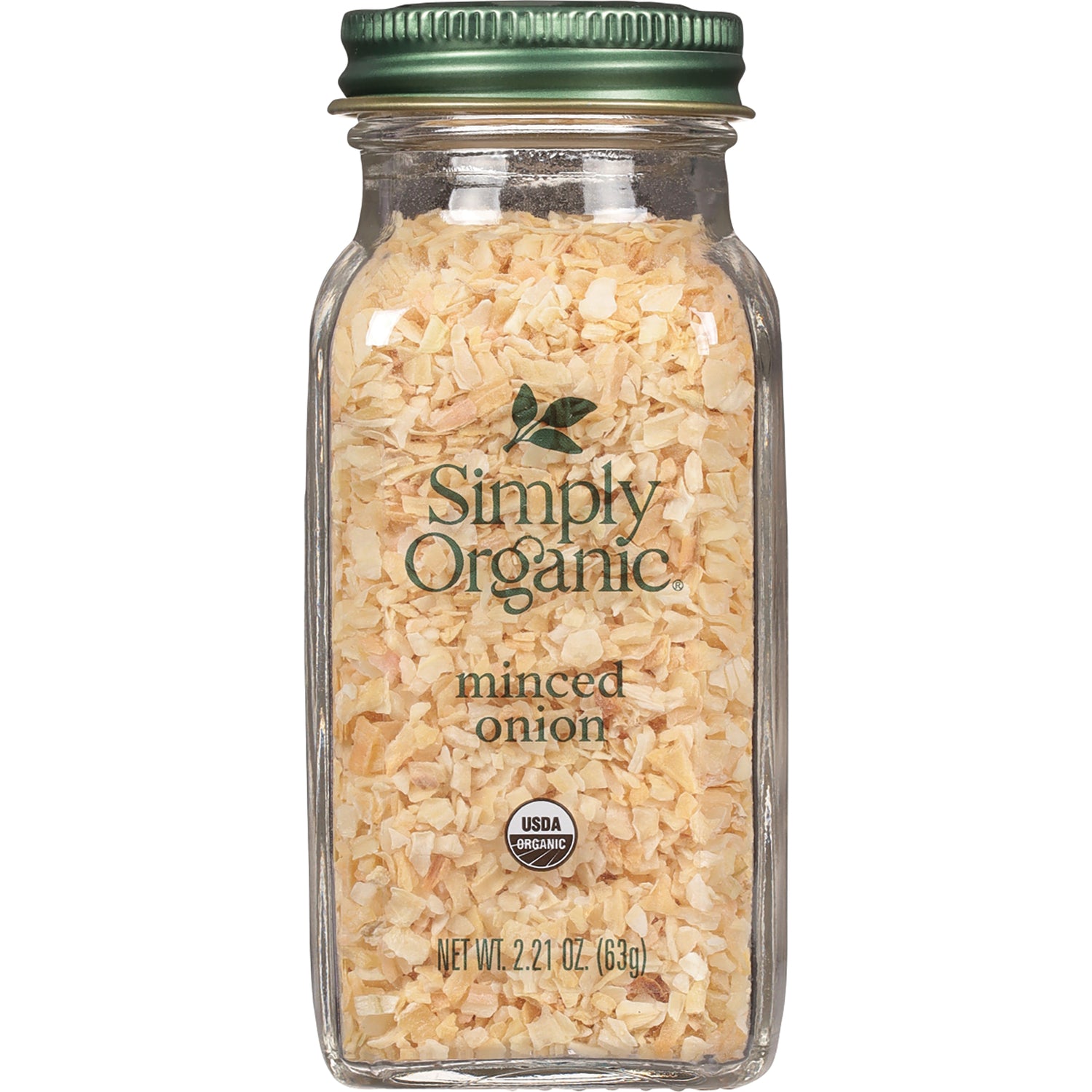 SMP072 | Simply Organic Minced Onion, USDA Organic, 2.21 oz (63 g)
