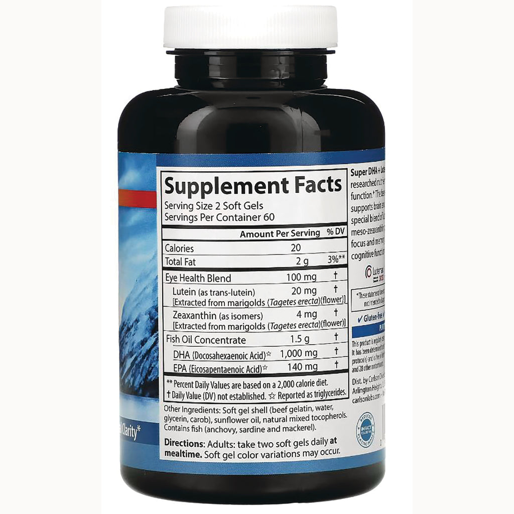 CSN275 | Back label showing Supplement Facts with serving size, ingredient amounts and directions on bottle - Thumbnail