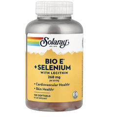 SLR327 | Solaray Bio E + Selenium with Lecithin 268 mg, 120 softgels