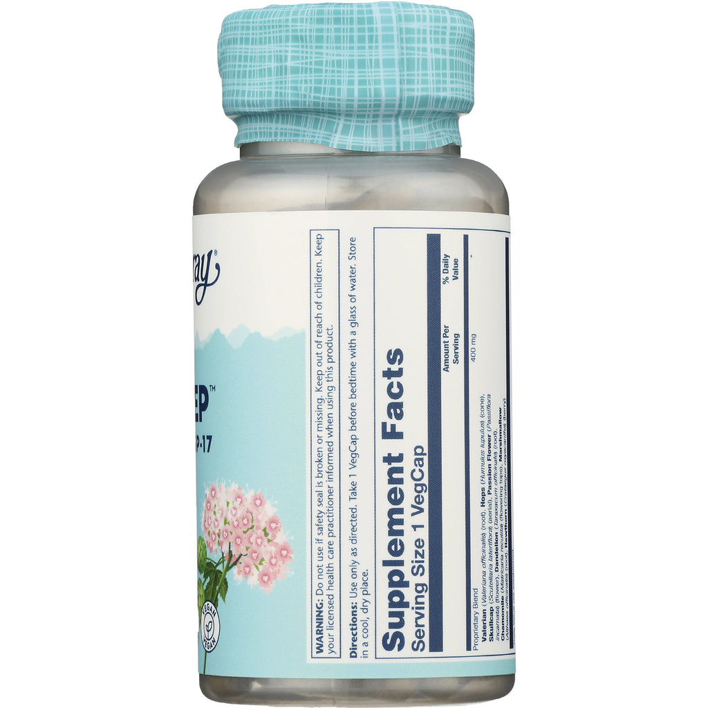 SLR222 | back of supplement bottle showing Supplement Facts panel labeled Serving Size 1 VegCap - Thumbnail