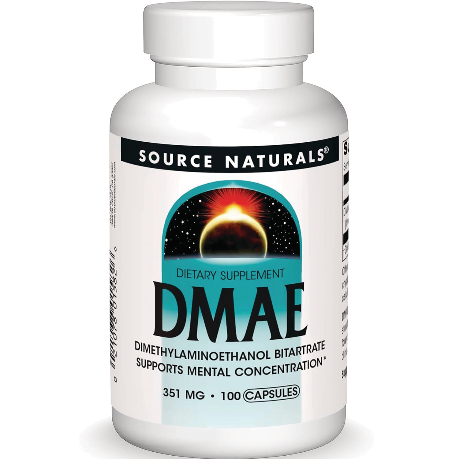 SN441 | Source Naturals DMAC dietary supplement, 351 mg, 100 capsules