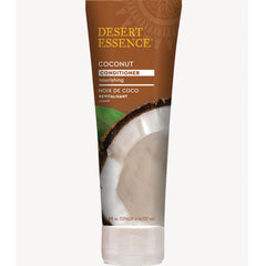 DST048 | Desert Essence coconut conditioner tube with halved coconut graphic and flip-top cap