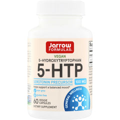 JR001 | Jarrow Formulas Vegan 5-HTP 100 mg serotonin precursor, 60 veggie capsules