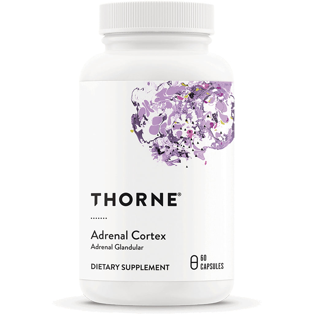 TRN019 | Thorne Adrenal Cortex dietary supplement bottle, 60 capsules - Thumbnail