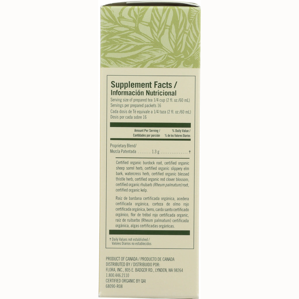 FL004 | Back panel with Supplement Facts, proprietary blend and bilingual ingredients list - Thumbnail