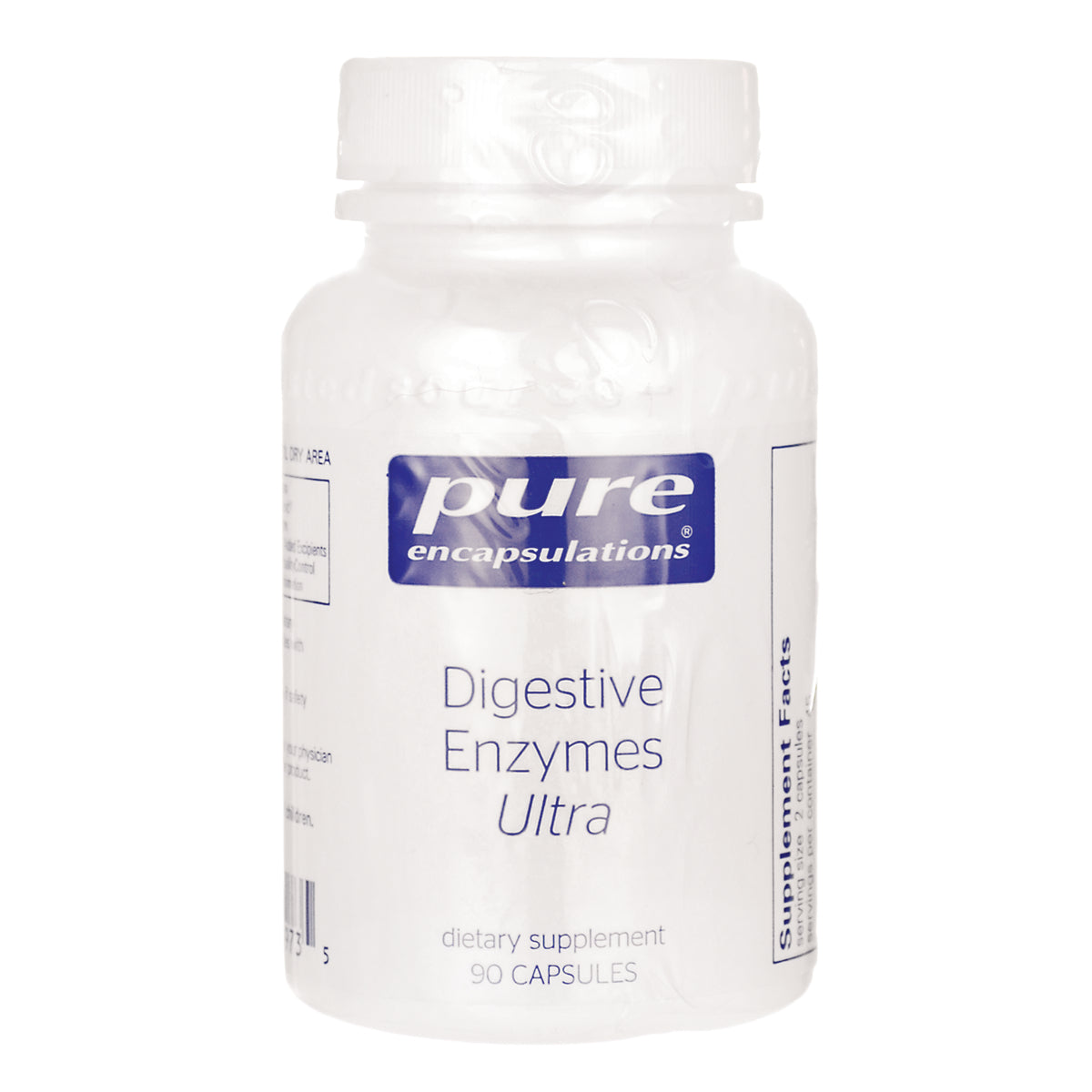 PRN049 | Pure Encapsulations Digestive Enzymes Ultra dietary supplement bottle, 90 capsules