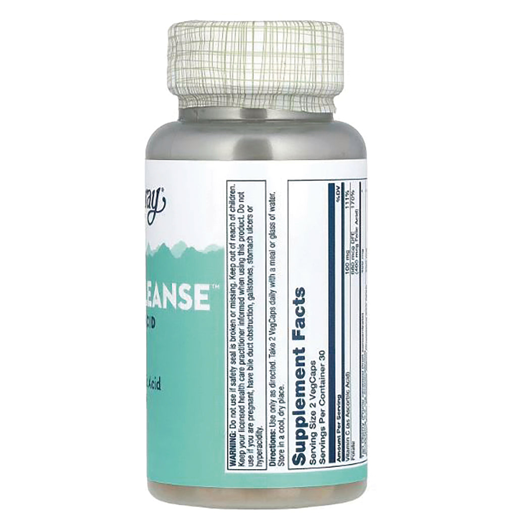 SLR290 | Back label showing Supplement Facts panel on supplement bottle - Thumbnail