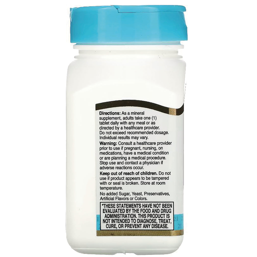 CNT134 | Back label of white supplement bottle showing directions, warnings, and FDA disclaimer - Thumbnail