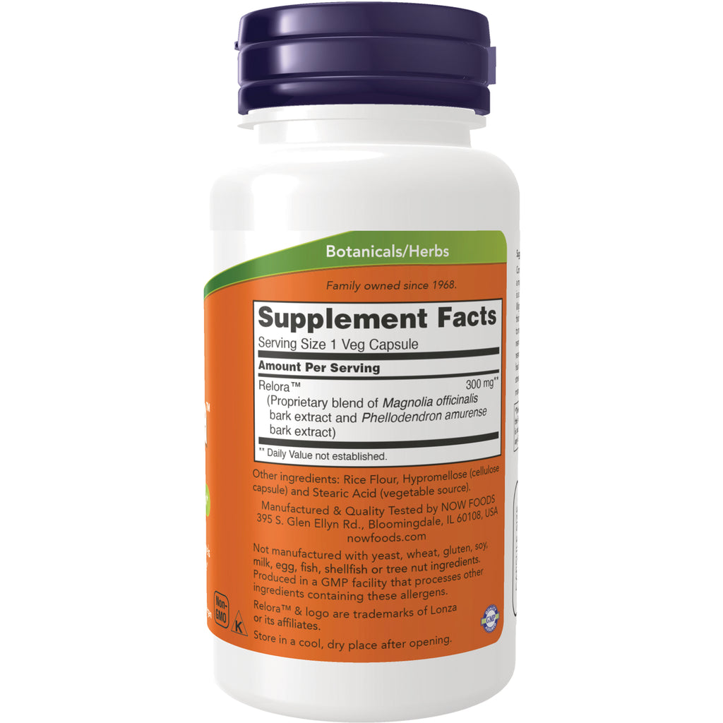 NWF507 | Back of white supplement bottle showing Supplement Facts panel and ingredients text - Thumbnail