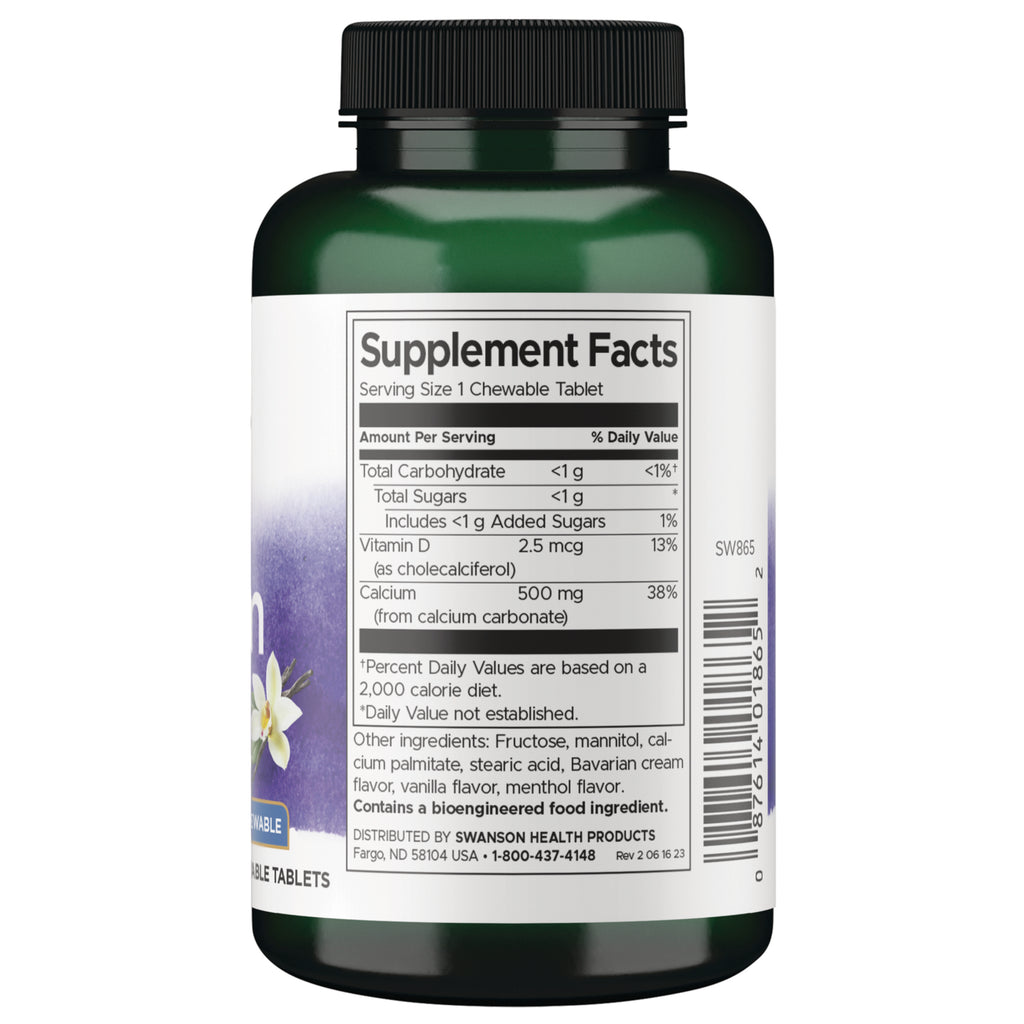 SW865 | Back label with Supplement Facts - Thumbnail