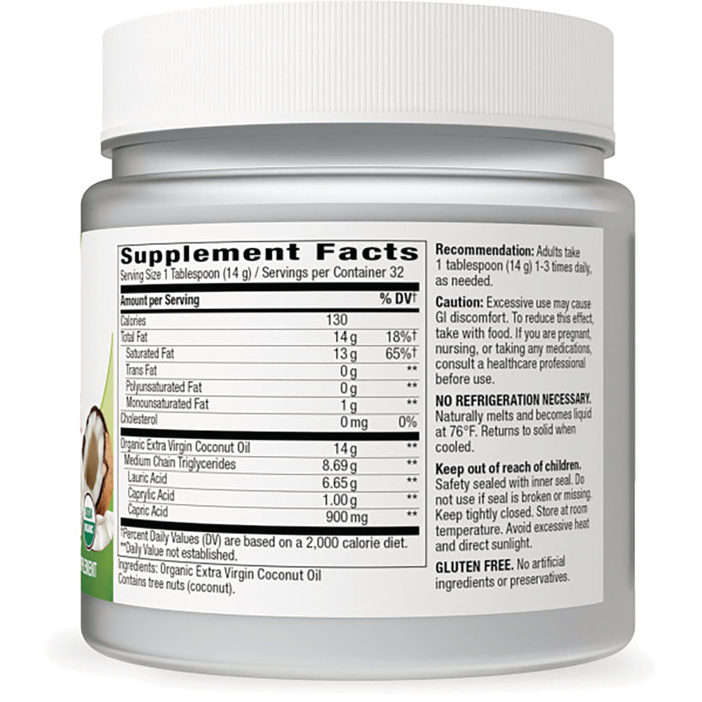 NW652 | Back label of jar showing Supplement Facts panel, ingredient amounts, usage, caution and storage instructions - Thumbnail
