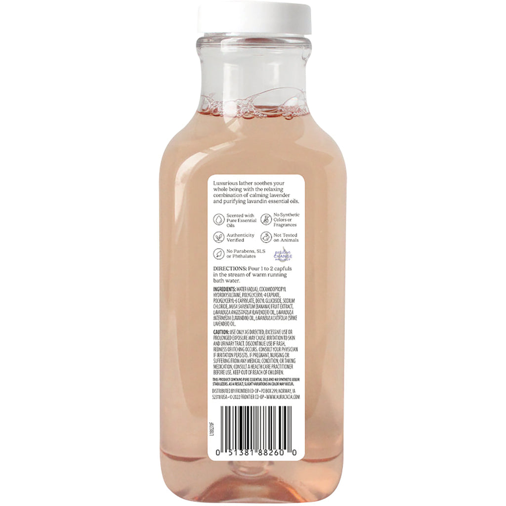 ARC113 | Back label on clear bottle showing ingredients, directions and barcode - Thumbnail