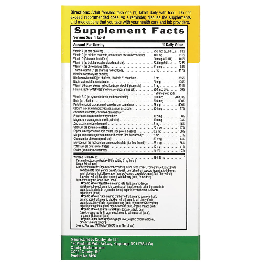 CRL530 | Supplement Facts nutrition panel and ingredients list on product back with directions and manufacturer info - Thumbnail