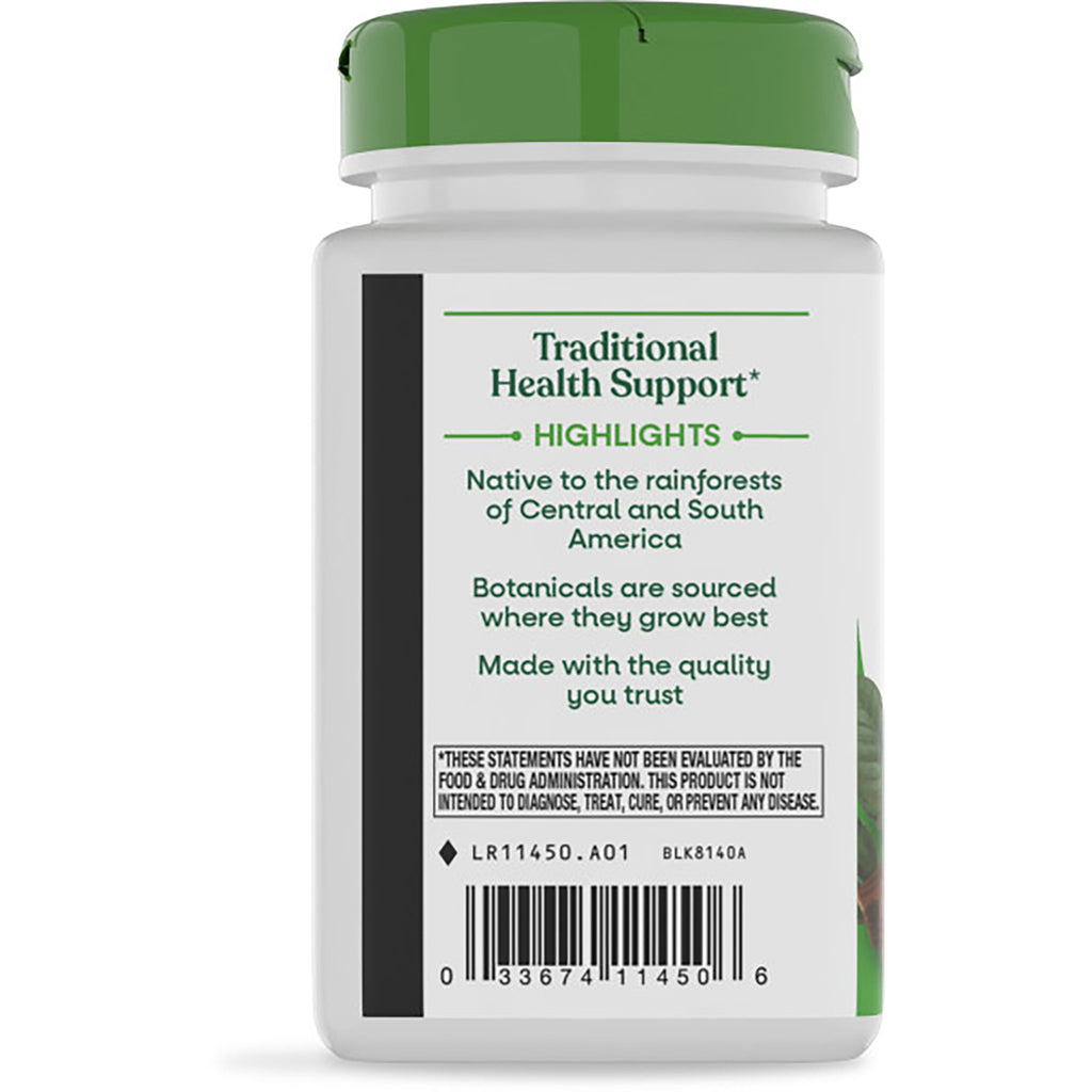 NW469 | back label of supplement bottle reading Traditional Health Tonic and Cat's Claw description with barcode - Thumbnail